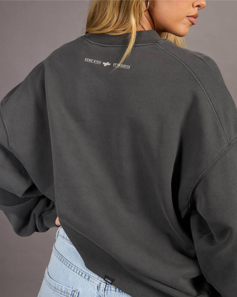 Thrills Road To Paradise Cocoon Panel Crew Sweatshirt for Womens
