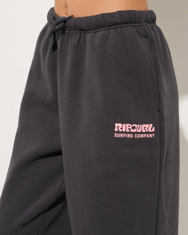 Rip Curl Surf Puff Wide Leg Trackpants for Womens