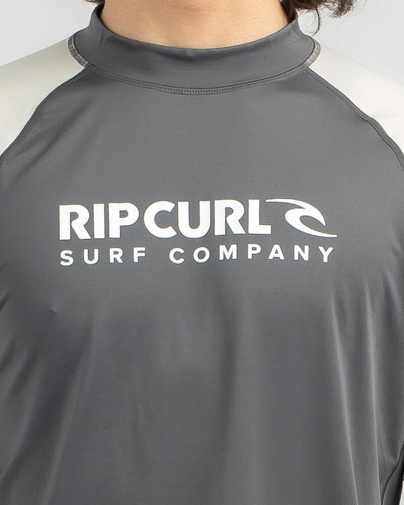 Rip Curl Shock UPF Long Sleeve Rash Vest for Mens