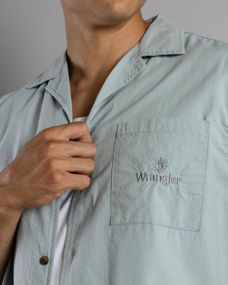 Wrangler Box Resort Short Sleeve Shirt for Mens