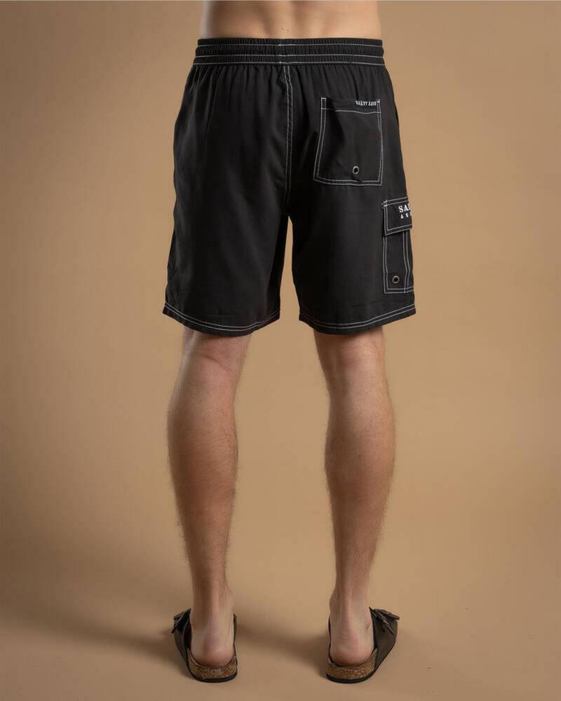 Salty Life Divergent Board Shorts for Mens