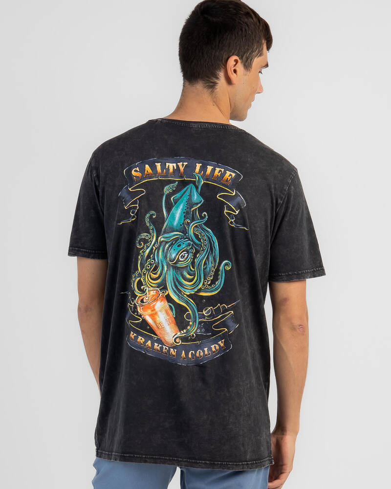 Salty Life Kraken A Coldy T-Shirt for Mens