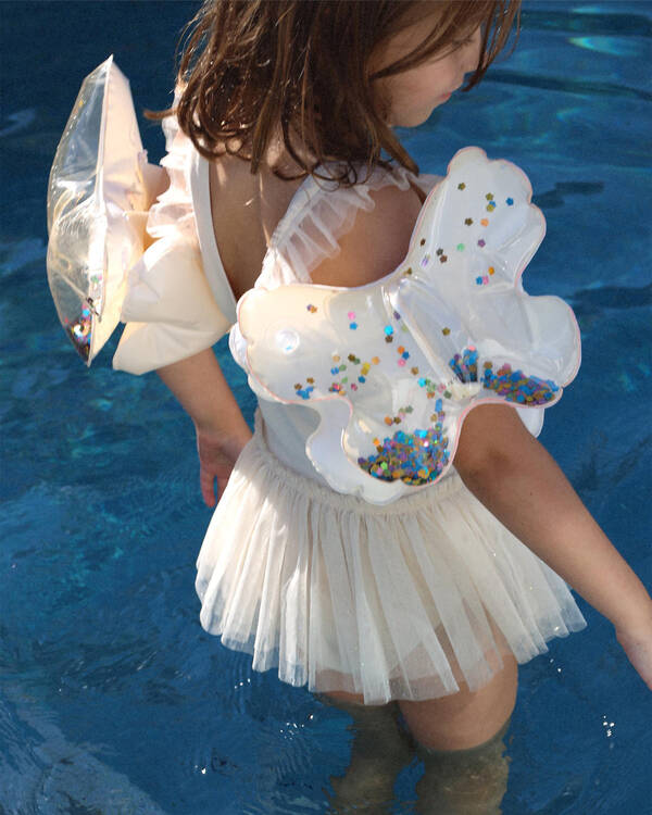 Sunnylife Glitter Butterfly Arm Floats for Womens