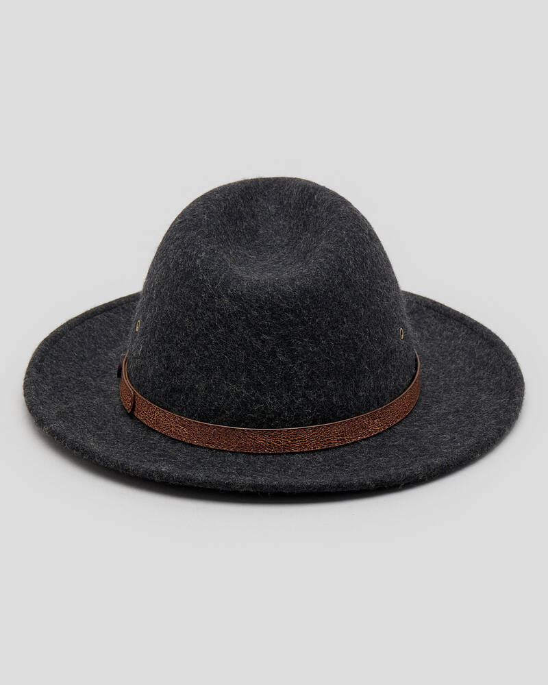 Billy Bones Club Shadow Grey Felt Hat for Mens