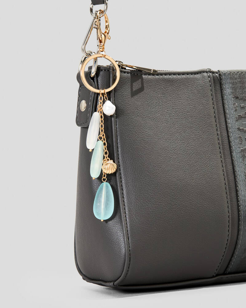 Karyn In LA Glass Stone Small Bag Charm for Womens