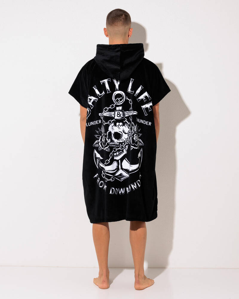 Salty Life Down Under Hooded Towel for Mens