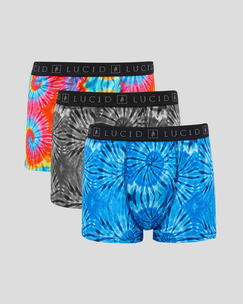 Lucid Kaleidoscope Fitter Boxer Shorts 3 Pack for Mens