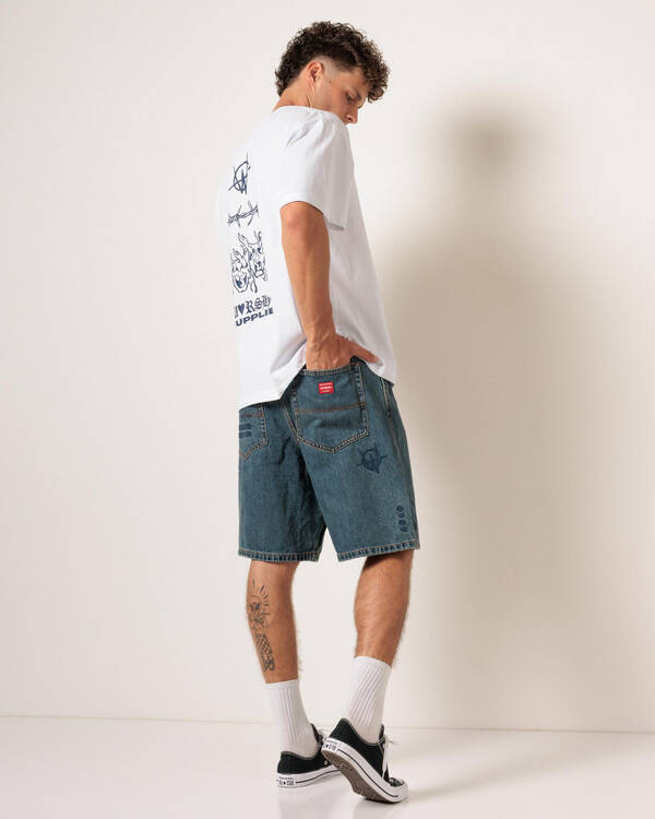 Worship Supplies Scratch Big Dawg Jean Shorts for Mens