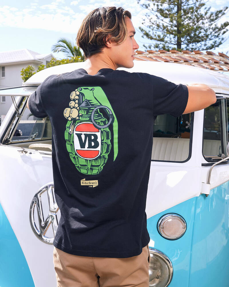 Victor Bravo's Green Grenade T-Shirt for Mens