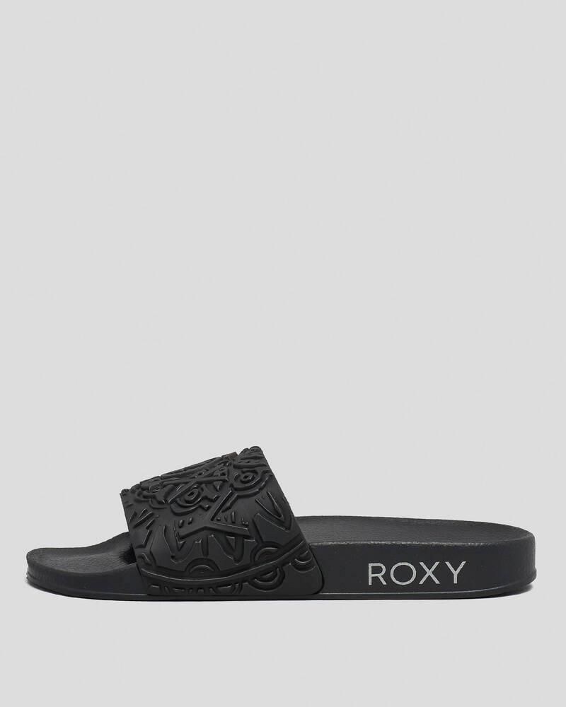 Roxy Girls' Roxy Slippy Mandala II Slide Sandals for Womens