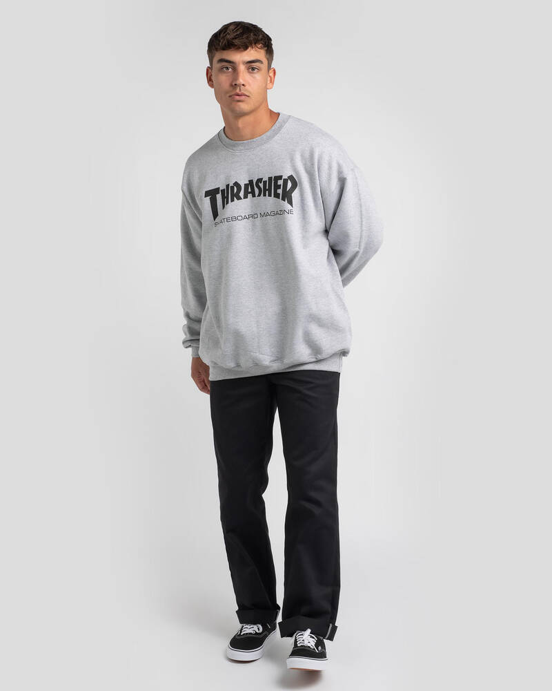 Thrasher Skate Mag Crew Sweatshirt for Mens
