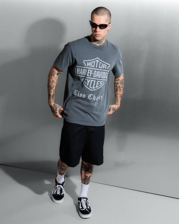Kiss Chacey Harley-Davidson Downshift Relaxed T-Shirt for Mens