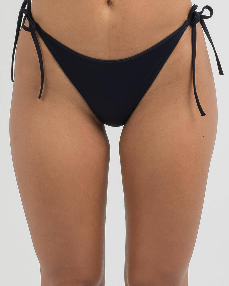 Tommy Hilfiger Tommy Miami Logo Tie Side Cheeky Bikini Bottom for Womens