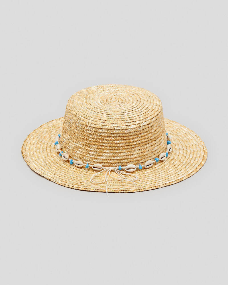 Mooloola Coral Boater Hat for Womens