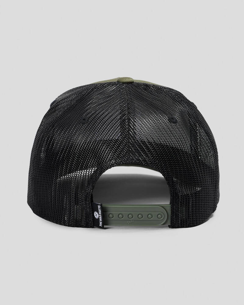 The Mad Hueys Hueys Pirate Twill Trucker Cap for Mens