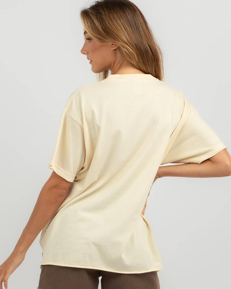 Afends Island Recycled Oversized T-Shirt for Womens