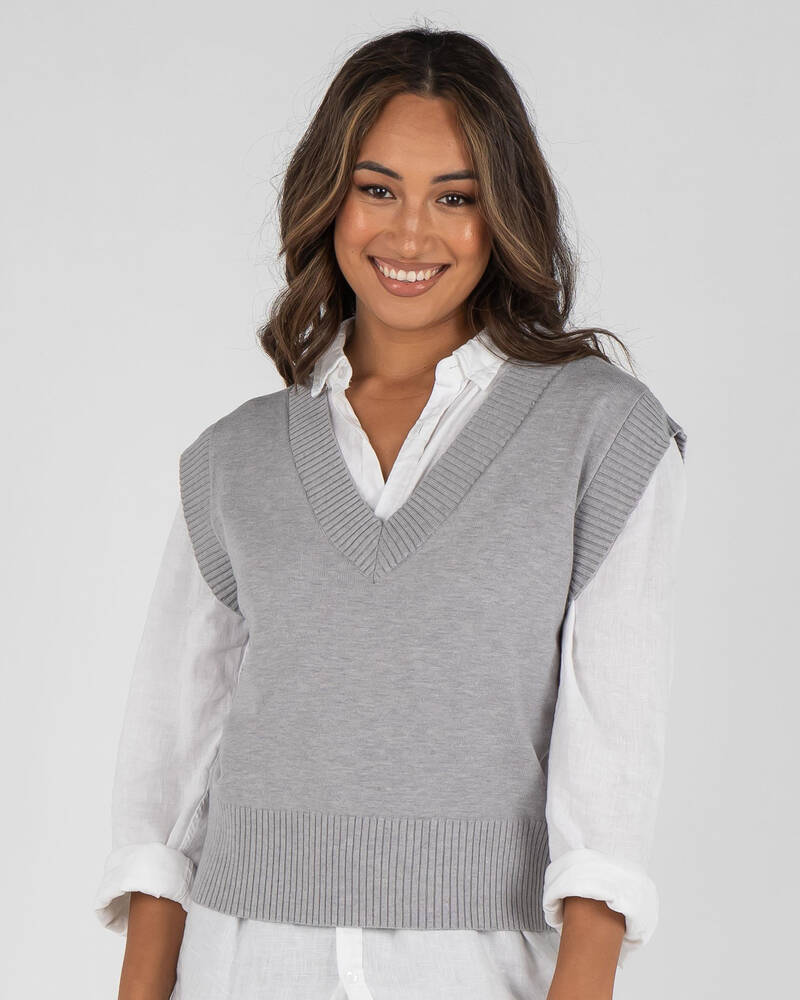 Ava And Ever The Feels Knit Vest for Womens