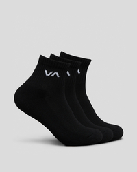 RVCA Women's VA Mini Crew Sock Pack for Womens image number null