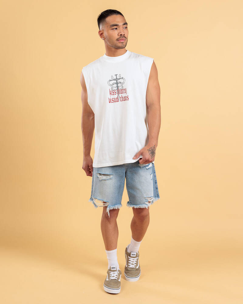 Kiss Chacey Pray Soul Street Muscle Tank for Mens