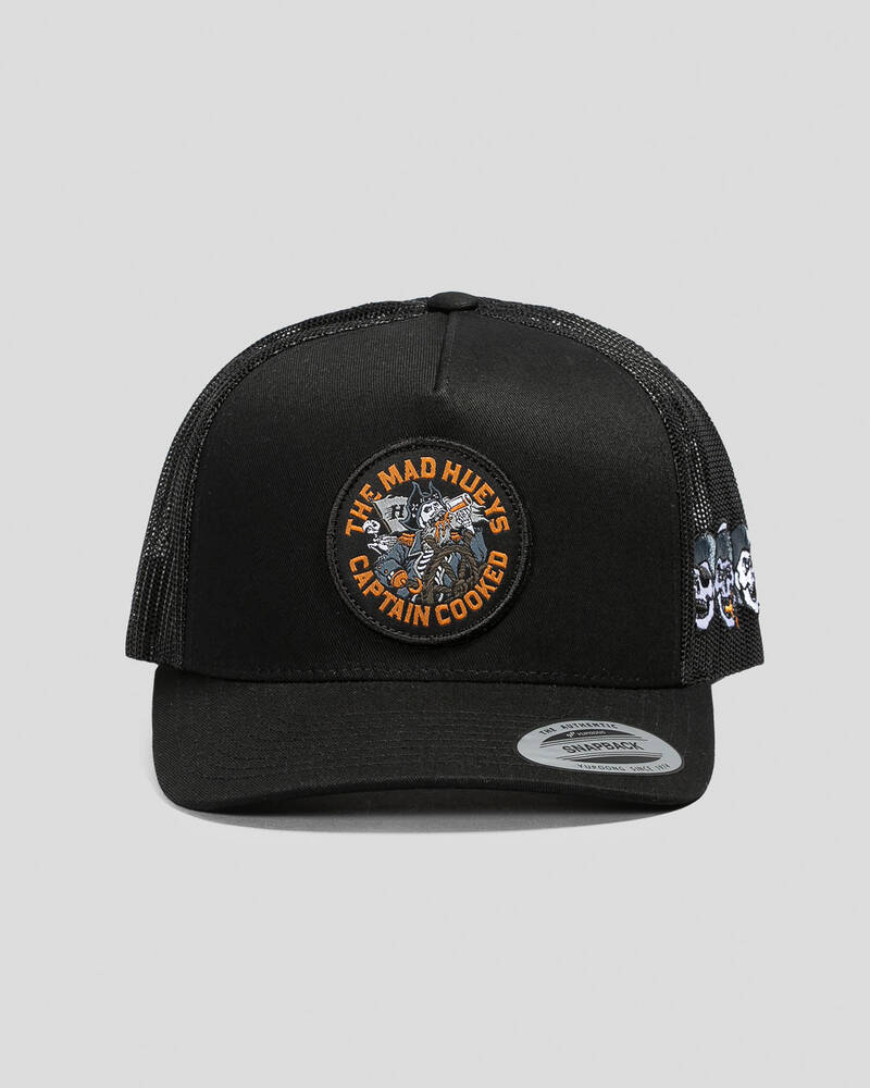 The Mad Hueys Captain Cooked Twill Trucker Cap for Mens