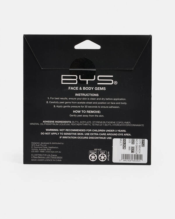 BYS Face And Body Gems for Womens