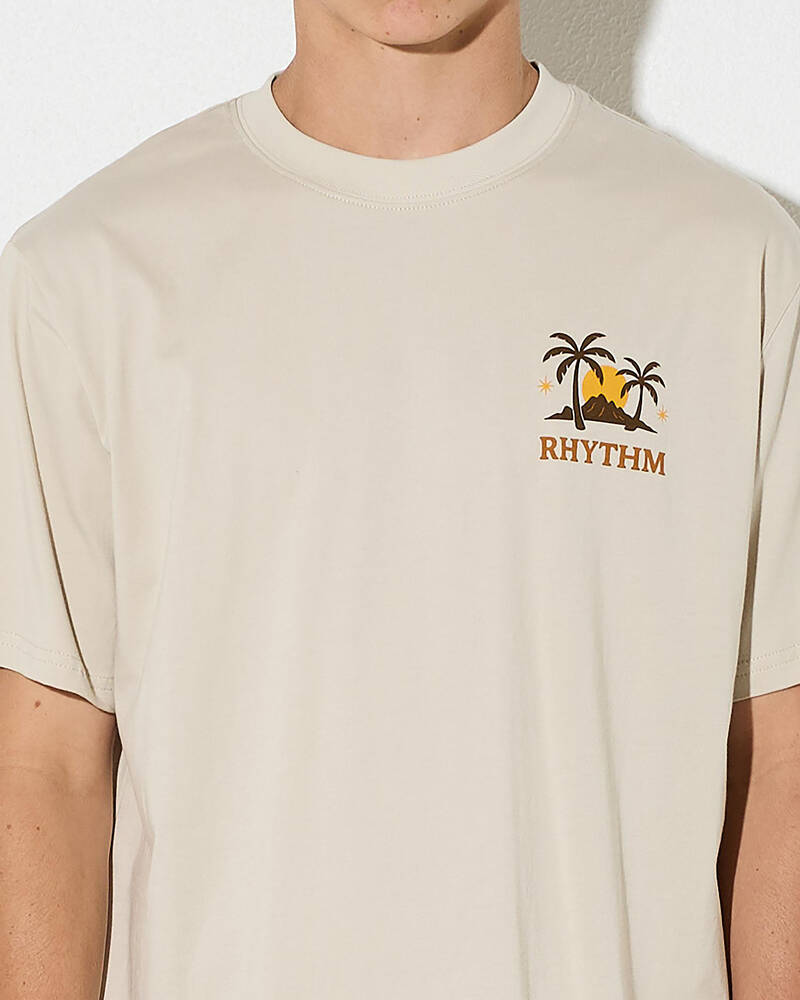 Rhythm Sunset Palm T-Shirt for Mens