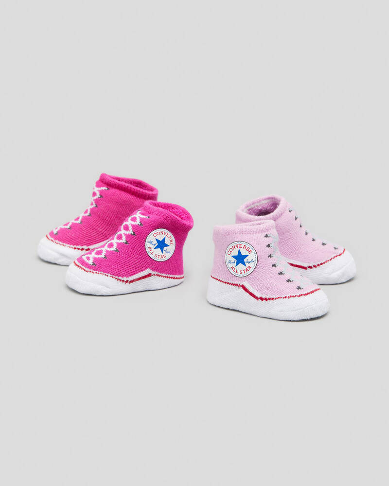 Converse Infant Chuck Taylor Booties 2 Pack for Unisex