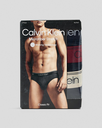 Calvin Klein Micro Stretch Hip Briefs 3 Pack for Mens image number null