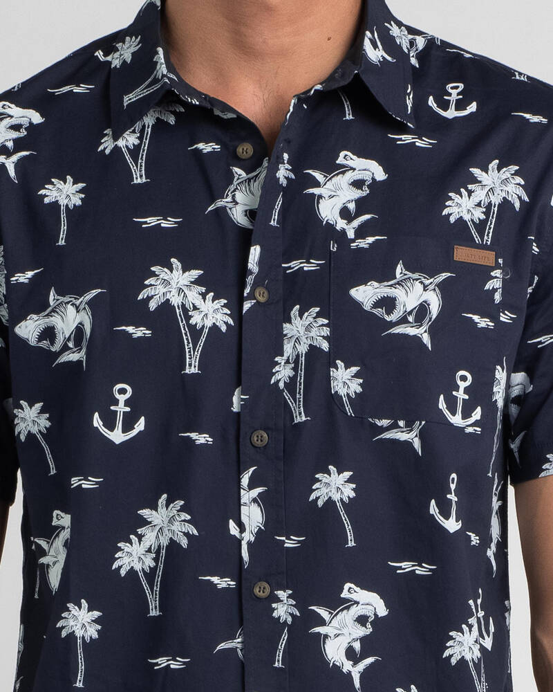 Salty Life Jaws Short Sleeve Shirt for Mens