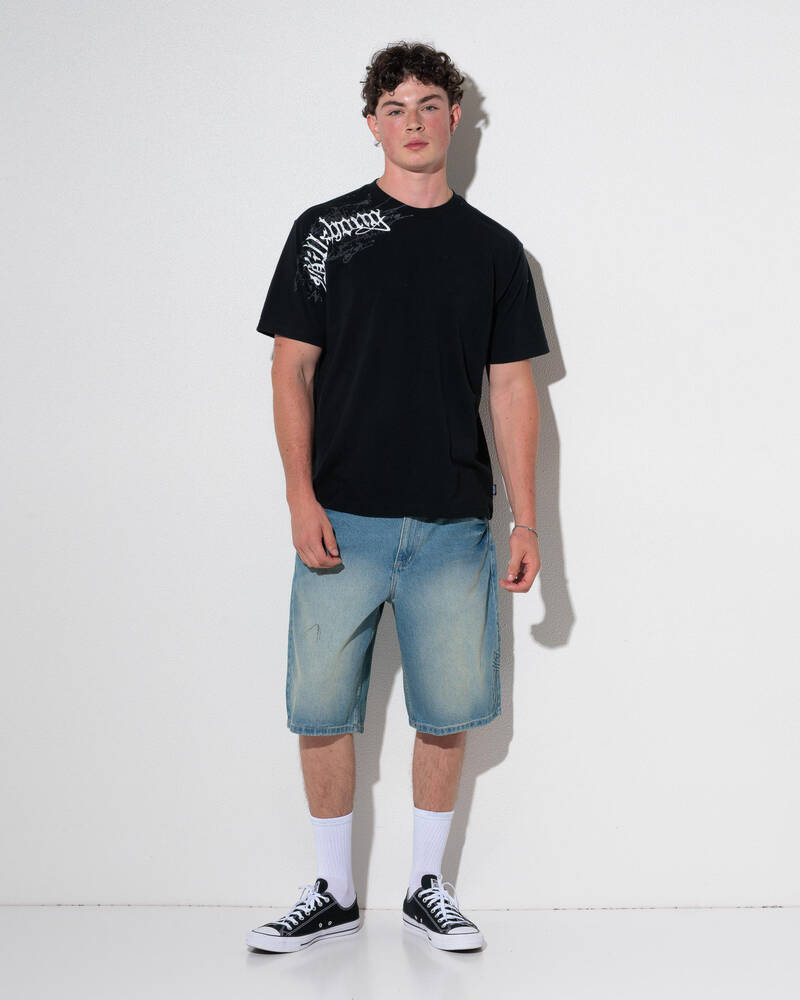 Billabong Script Smoko Denim Shorts for Mens