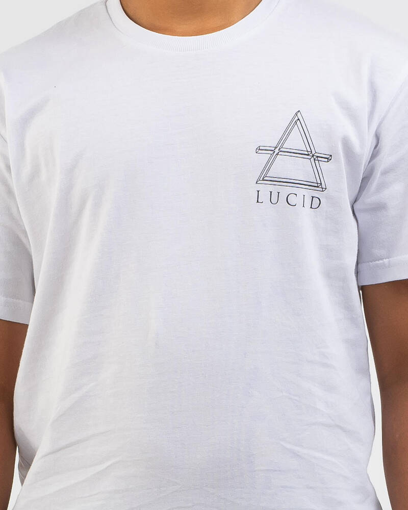 Lucid Boys' Geomet Dimension T-Shirt for Mens