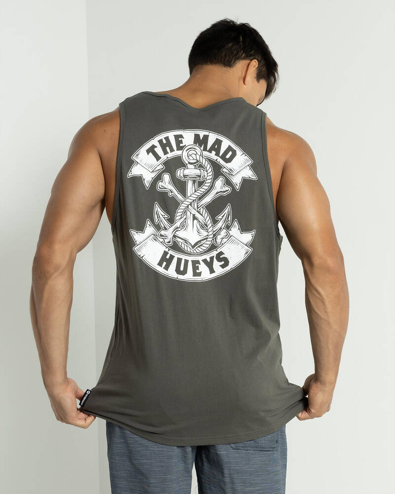 The Mad Hueys Anchor Bones Singlet for Mens