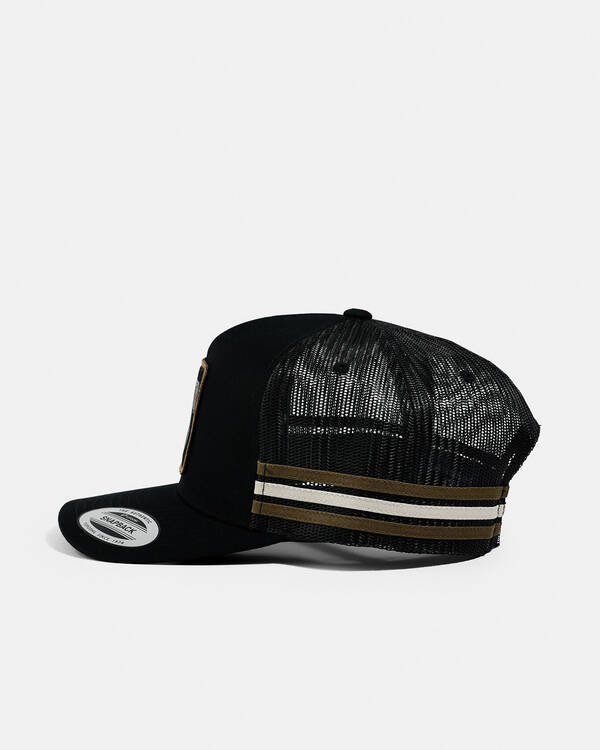 The Mad Hueys Scootin Shoey Twill Trucker Cap for Mens