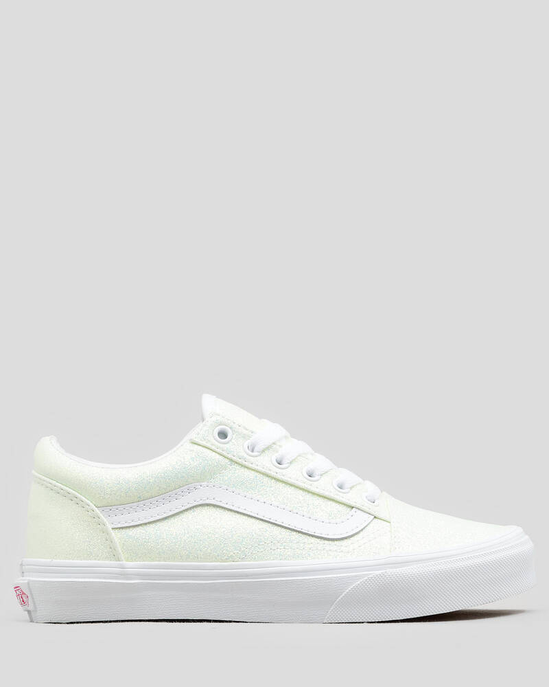 Vans Girls' Old Skool Colour Changing Glitter Shoes for Womens