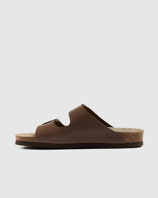 GENUINS Hawaii Oiled Leather Sandals for Mens