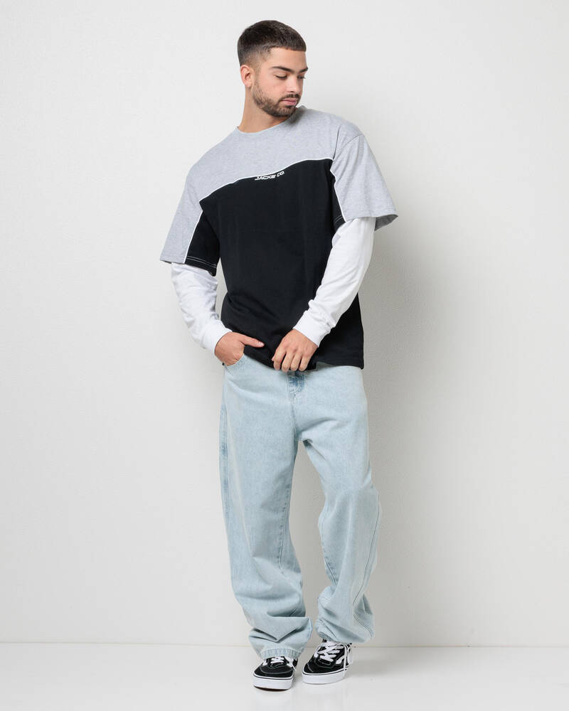 Jacks Cloudline Layered Long Sleeve T-Shirt for Mens