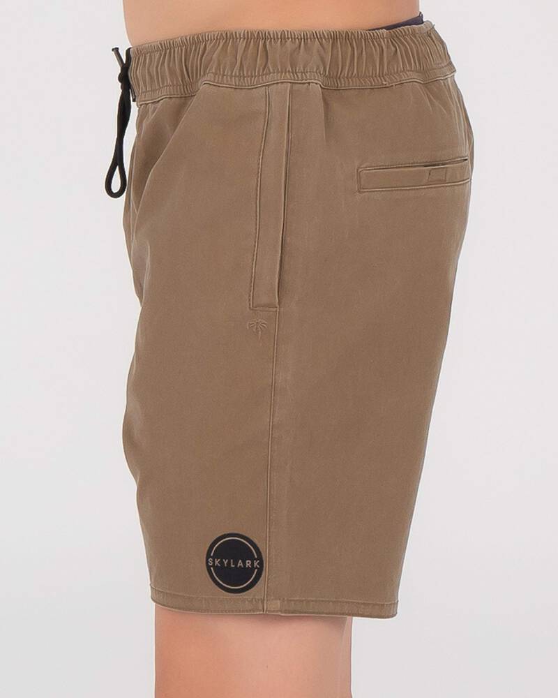 Skylark Boys' Reef Elastic Waist Shorts for Mens