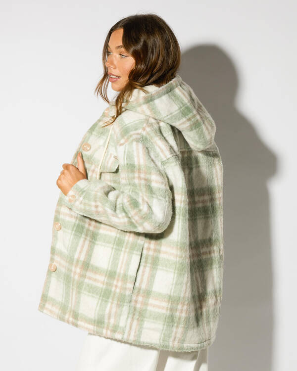 Mooloola Flynn Hooded Shacket for Womens