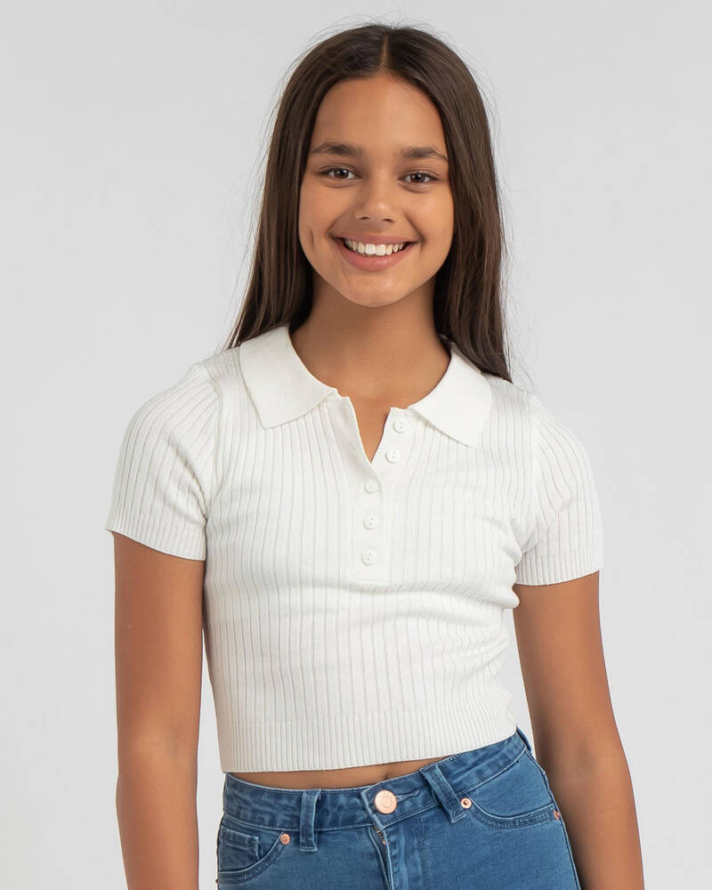 Mooloola Girls' Live Louder Knit Top for Womens