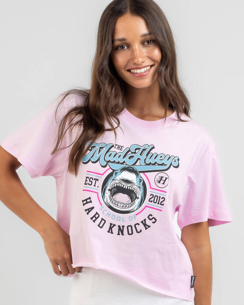 The Mad Hueys School Of Hard Knocks T-Shirt for Womens
