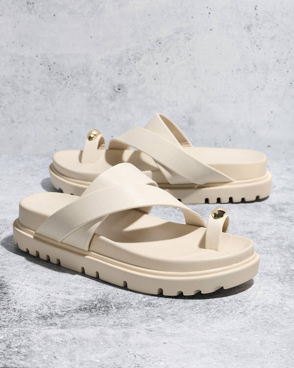 Ava And Ever Toe Ring Flatform Shoes for Womens
