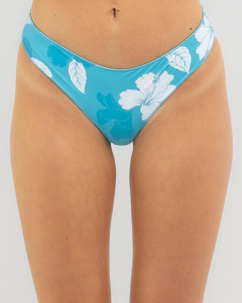 Kaiami Kalena Cheeky Ruch Bikini Bottom for Womens