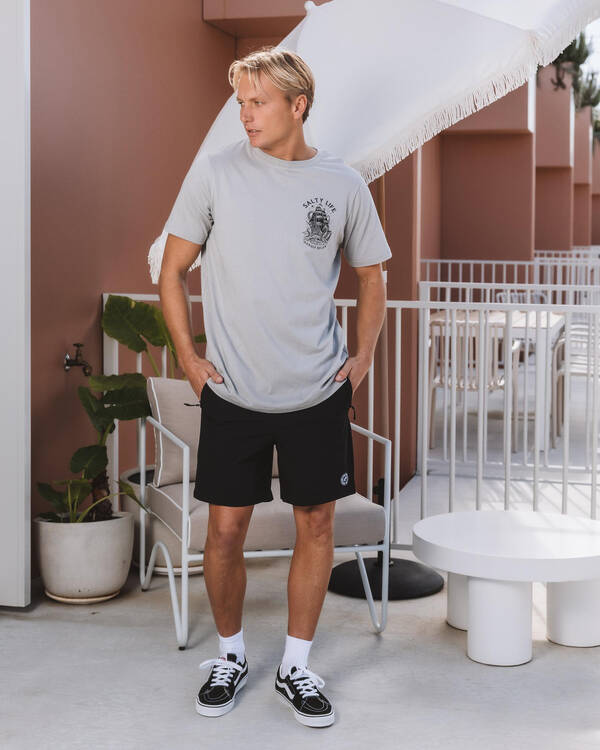 Salty Life Elemental Elastic Waist Shorts for Mens