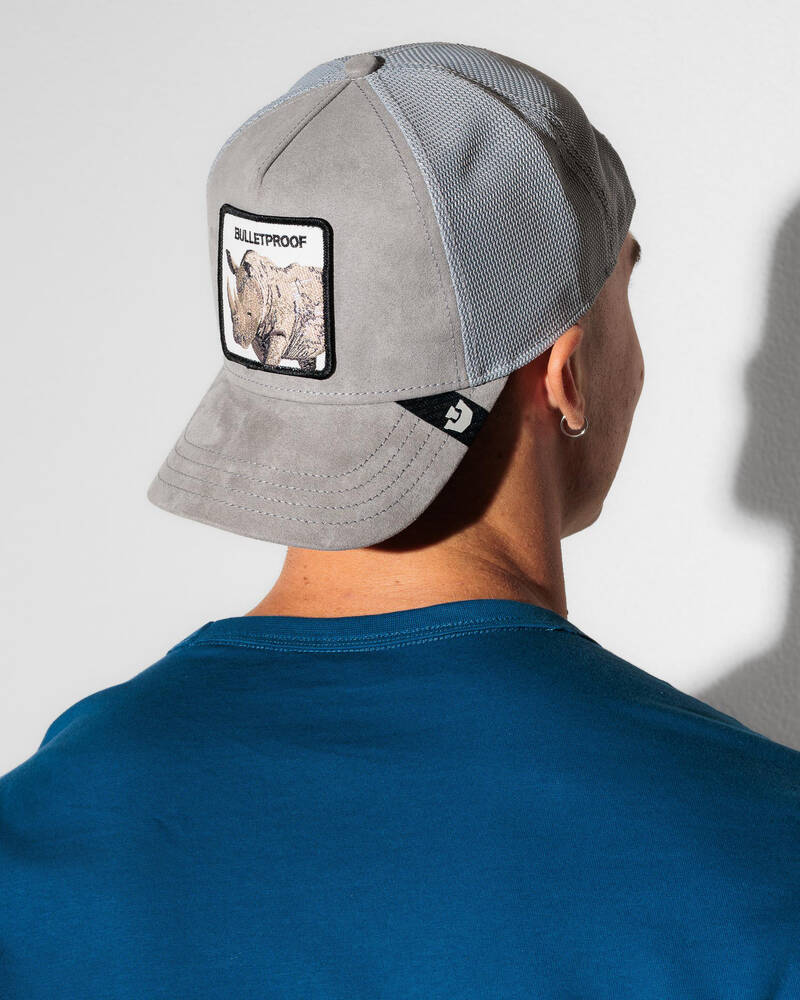 Goorin Bros Suede Rhino Trucker Cap for Mens