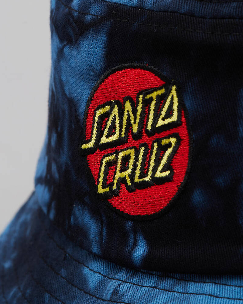 Santa Cruz Dot Youth Bucket Hat for Mens