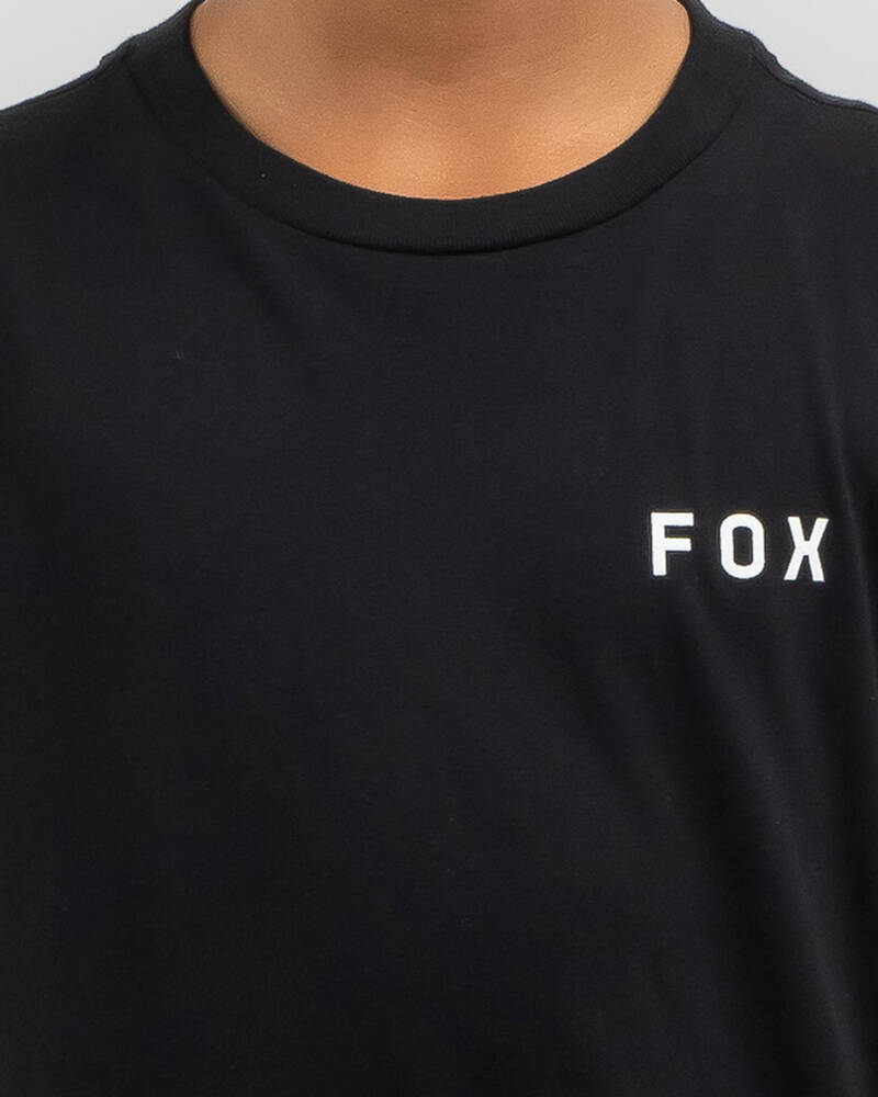 Fox Boys' Barcode T-Shirt for Mens