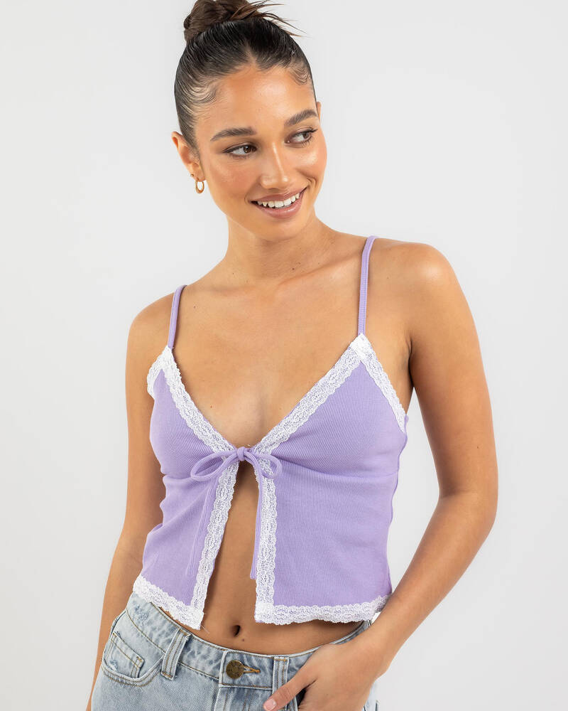 Mooloola Theresa Tie Up Cami Top for Womens