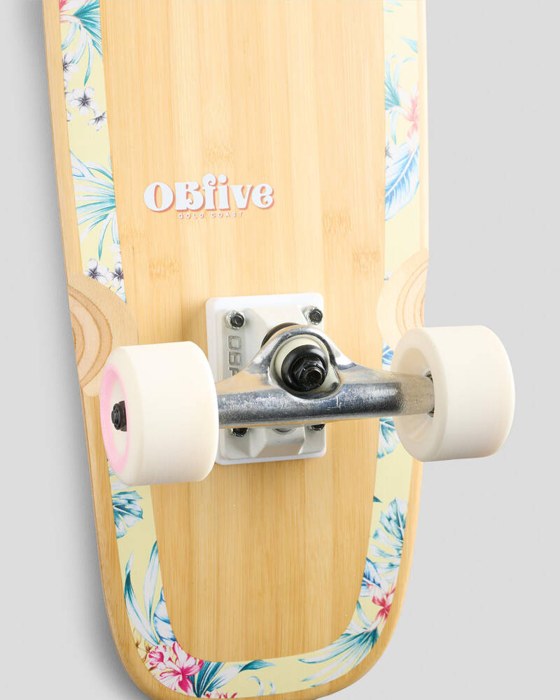 OBfive Leilani Lemon 28" Cruiser Skateboard for Womens