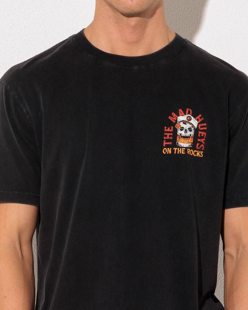 The Mad Hueys Triple On The Rocks T-Shirt for Mens