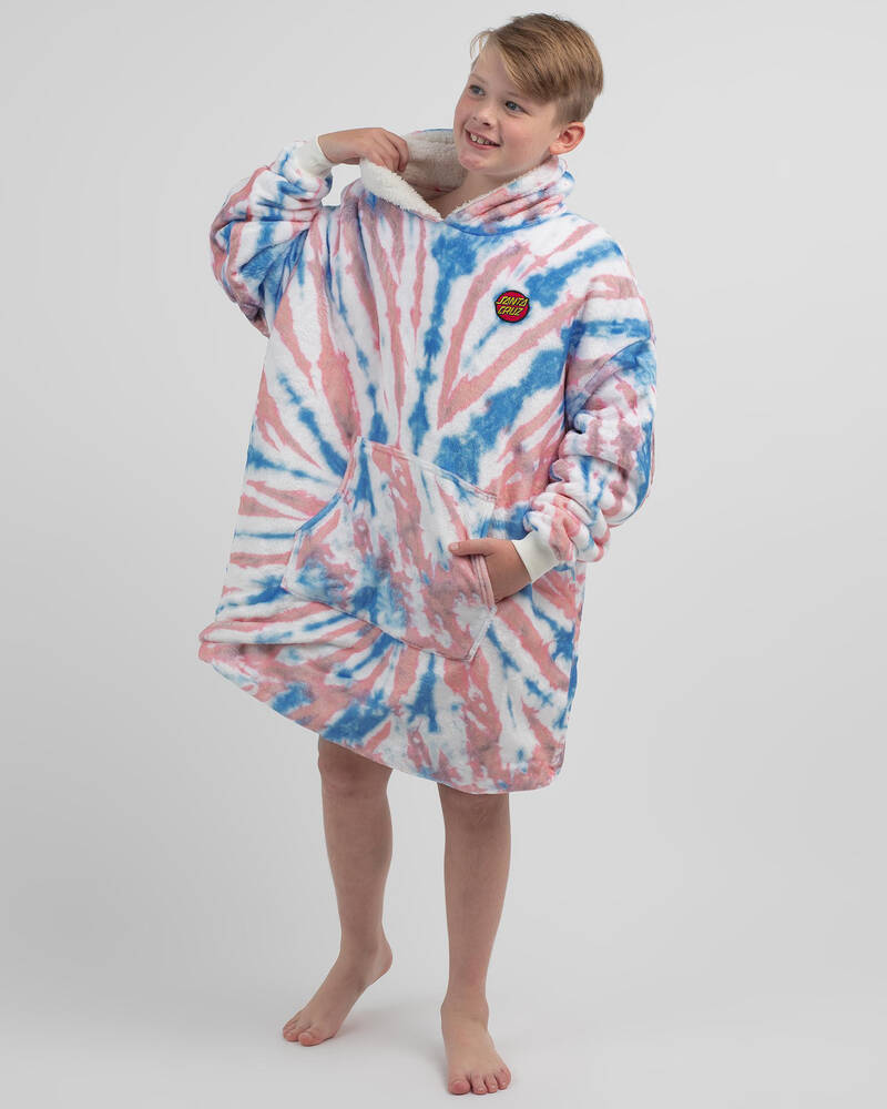 Santa Cruz Boys' Classic Dot Blanket Hoodie for Mens